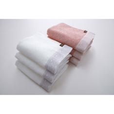 福袋 フェイスタオル6枚セット（ホワイト3枚・ピンク3枚）