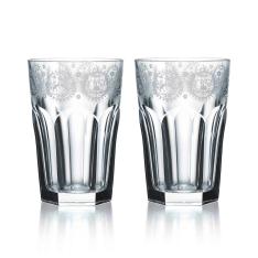 バカラ 龍村コレクション「円紋白虎錦」 タンブラー 2客セット