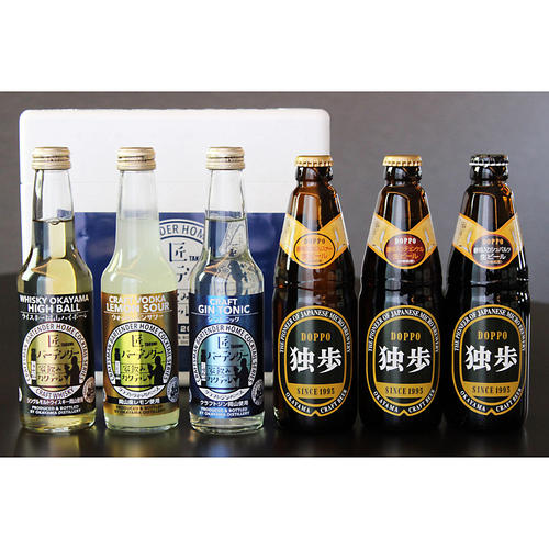 独歩ビール&匠バーテンダーセット(6種6本)
