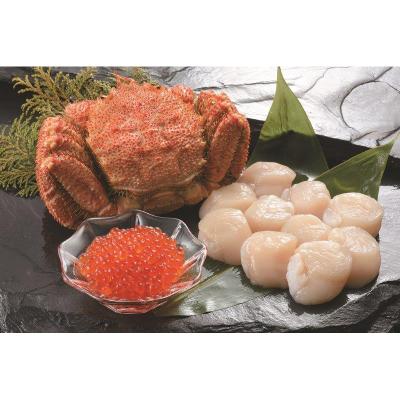 カネコメ田中水産 毛がに・いくら・ほたて貝柱セット
