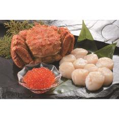 カネコメ田中水産　毛がに・いくら・ほたて貝柱セット