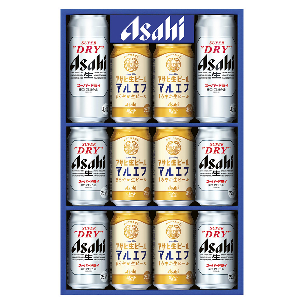 〈アサヒ〉スーパードライ・アサヒ生ビールダブルセット