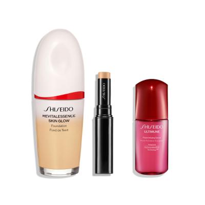 【数量限定】SHISEIDO ベースメイクキット(エッセンス スキングロウ ファンデーション& シンクロスキン ラディアントリフティング コンシーラー(201))
