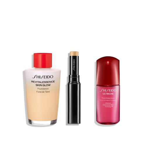 【数量限定】SHISEIDO ベースメイクキット(エッセンス スキングロウ ファンデーション(レフィル)& シンクロスキン ラディアントリフティング コンシーラー(202))