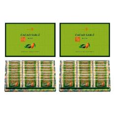 濃い抹茶カカオサブレ 24枚入×2個セット