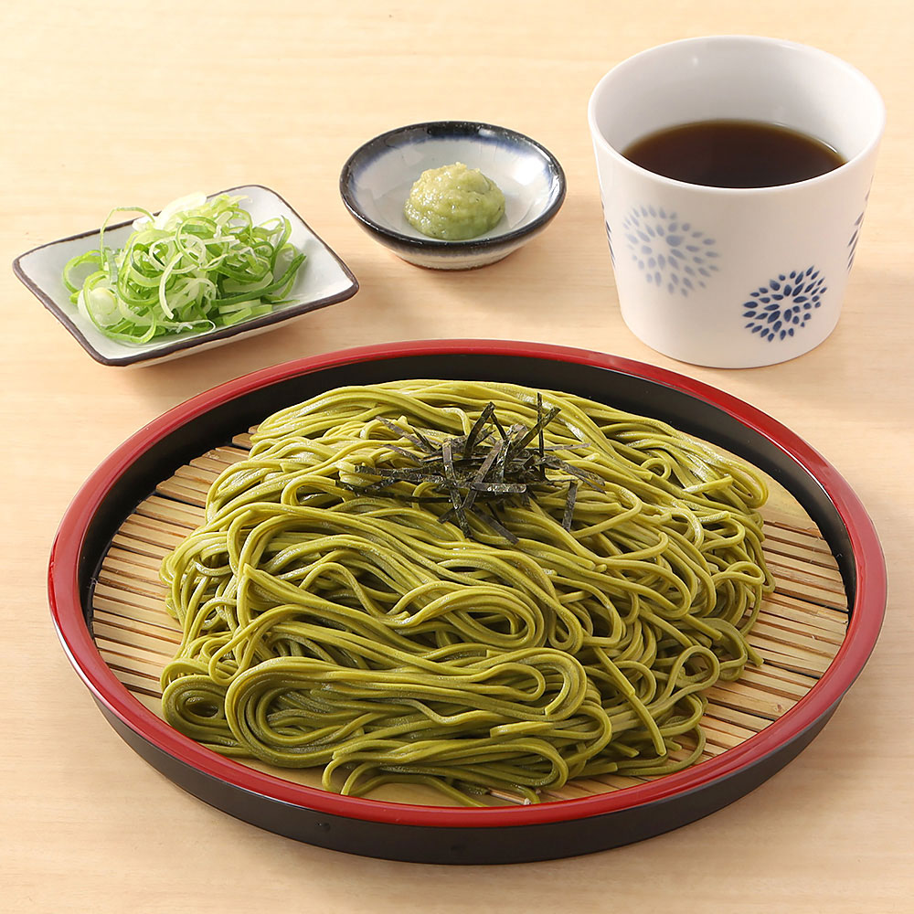 宇治・抹茶入り茶そば「萌木EX」