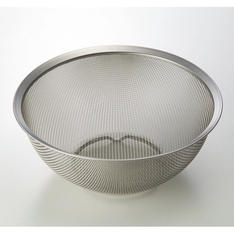 ステンレス丸型ざる　中　21cm