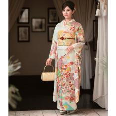 振袖（未仕立て品） 几帳に菊