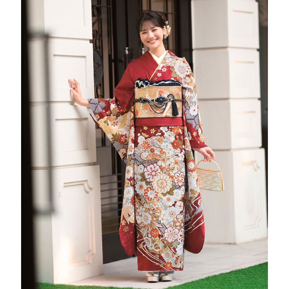 ＜高島屋限定配色＞振袖（四季草花）