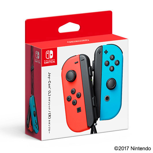 Switch Joy-Con(L)ネオンレッド/(R)ネオンブルー | 商品詳細