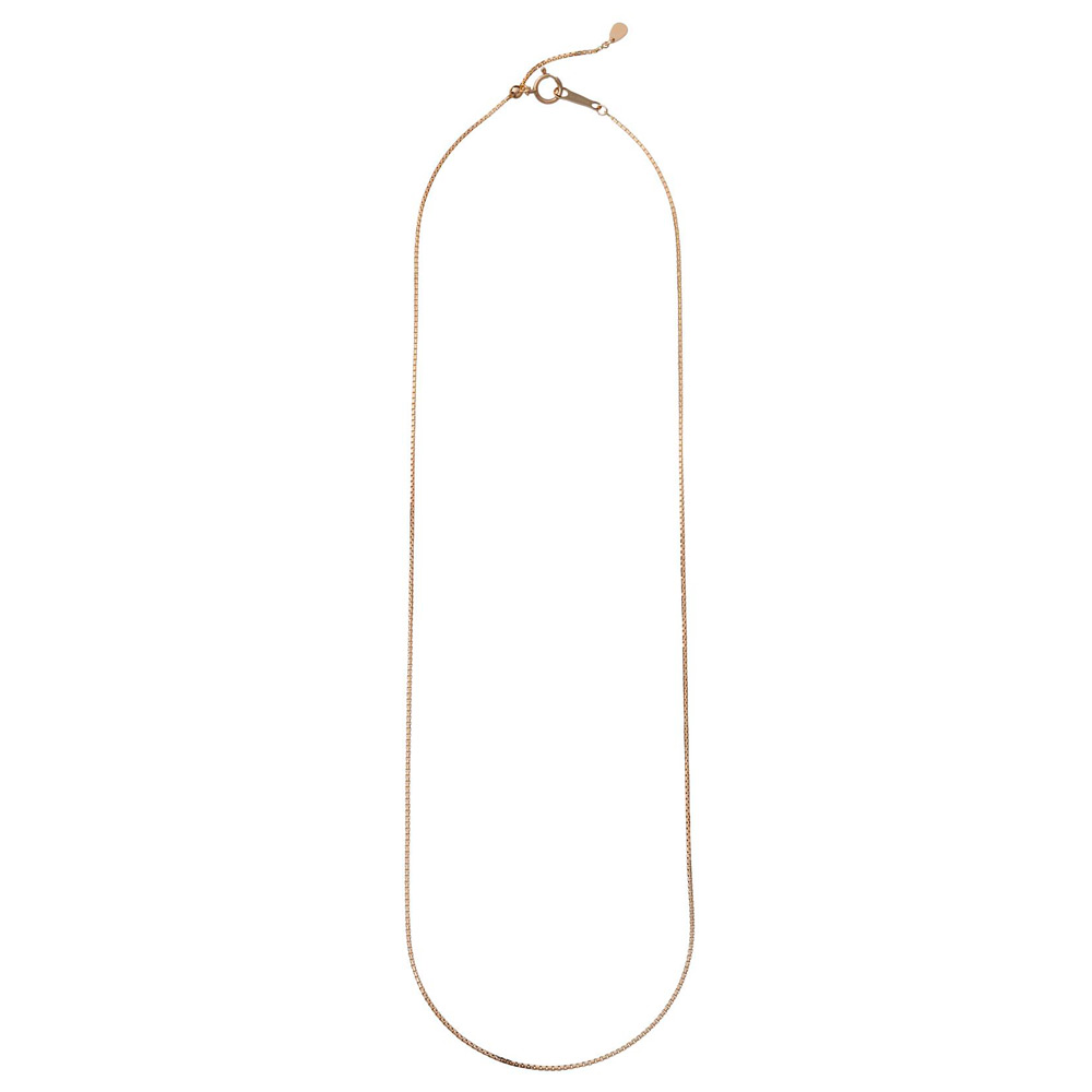 K18YGベネチアンネックレスチェーン