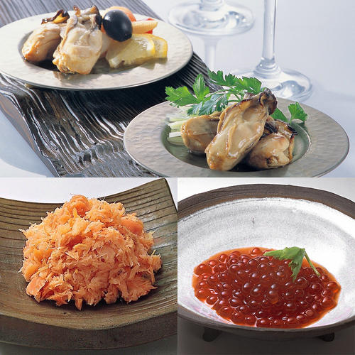さけ茶漬・いくら醤油漬・焼き牡蠣のオイル漬詰合せMB3SIK