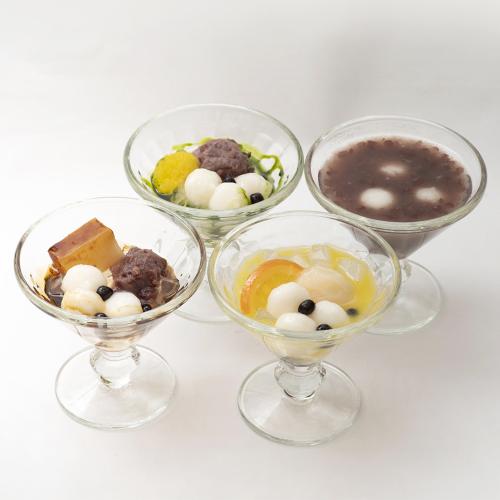 白玉あんみつ・冷白玉ぜんざい8個詰合せ