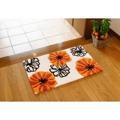 ＜萩原＞玄関マット マリア 50×80→70×120cm