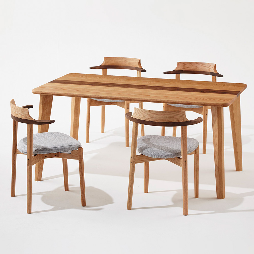 ＜飛騨・高山家具＞ダイニング5点セット