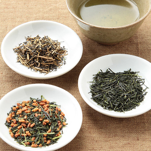 日本茶セット(香悦・駒影・かりがね玄米茶)