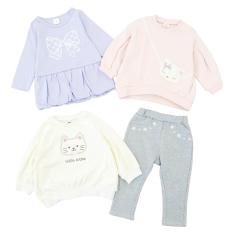 あったかおでかけ4点セット ベビー女の子A(80cm→95cm)