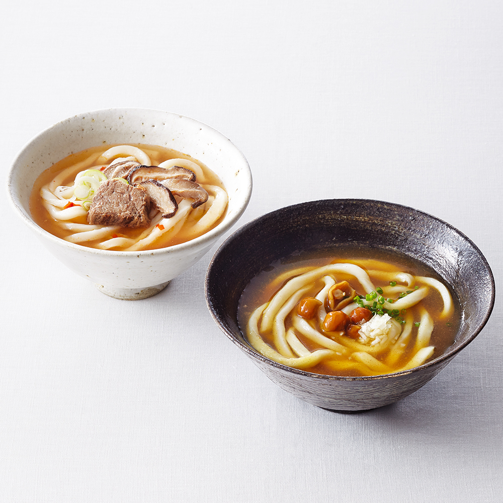 〈銀座ろくさん亭〉みちばのカレーうどんと酸辛湯麺《サンラータンメン》