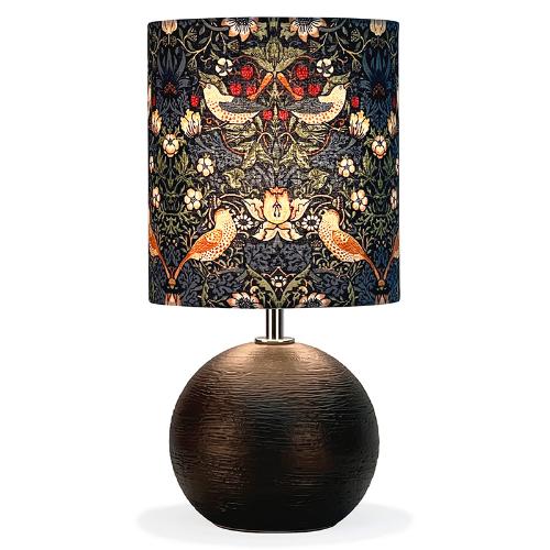 <ASHEVILLE DECOR>テーブルランプ mimi lamp strawberry thief (いちご泥棒)BK-STC