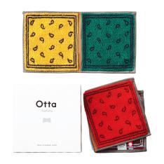 〈Otta〉今治　ハーフタオルハンカチ2枚組