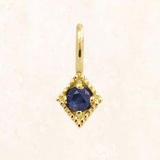 画像K18 Birthstone Charms(ブルーサファイア)