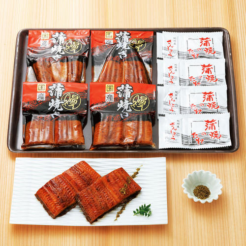 〈黒門市場 新魚栄〉国産鰻個食蒲焼セット