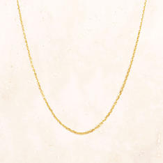 K18 YG ノーマルチェーンネックレス 40cm