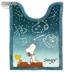 星空スヌーピー ロングトイレマット