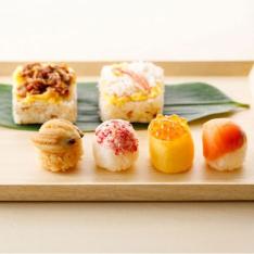 【父の日】4種の手まり寿しと2種の笹蒸し寿し