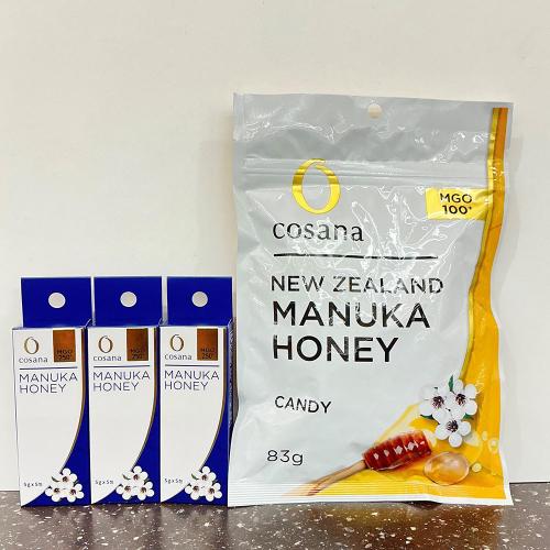 コサナマヌカハニーMGO250+分包タイプとマヌカハニーキャンディのセット