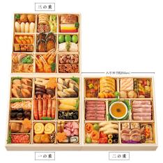 和洋中おせち料理「八寸三段重」