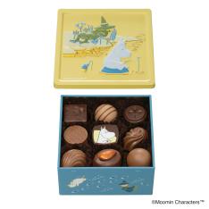 【バレンタインデー】ムーミンとスナフキンの川辺のひととき（ナッツ＆コーヒーチョコレート）