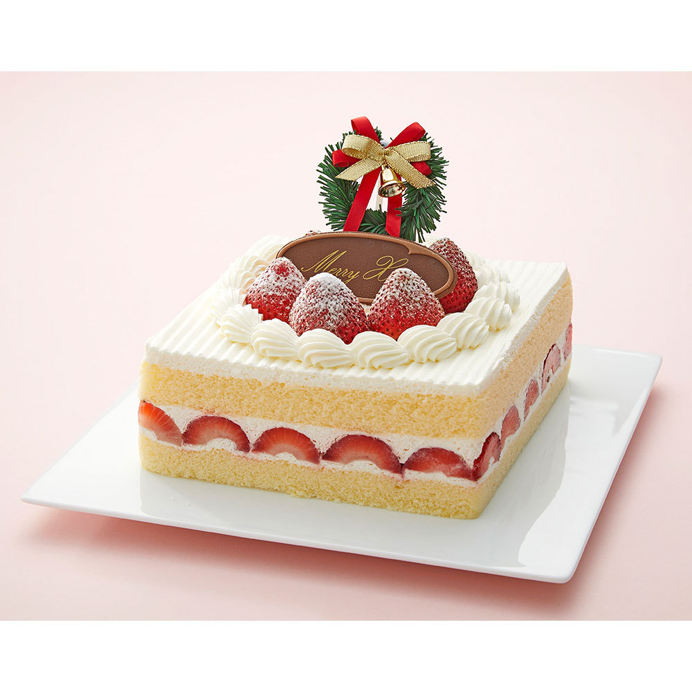 柏店24日 25日店頭お渡し クリスマス苺ショートケーキスクエア5号 商品詳細 高島屋オンラインストア