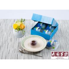 【父の日】プリザ「和」＆＜花園万頭＞葛まんじゅう4個入