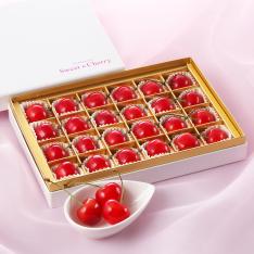 【母の日】山形さくらんぼ佐藤錦チョコ箱 24粒