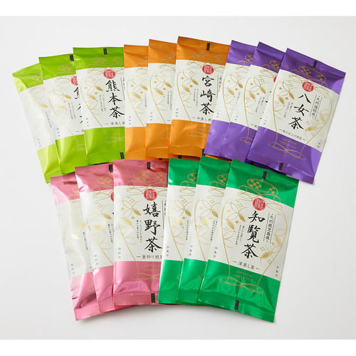 【オンライン限定】九州五産地 煎茶飲み比べセット<SHG-T3>