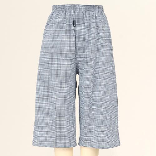 【父の日】ステテコ（ブルーチェック）M→L