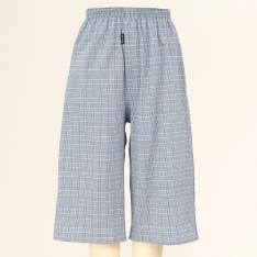 【父の日】ステテコ（ブルーチェック）M→L