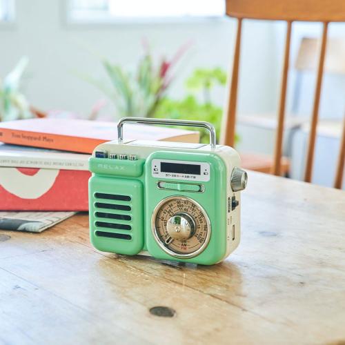 【父の日】マルチレトロラジオ ミントグリーン