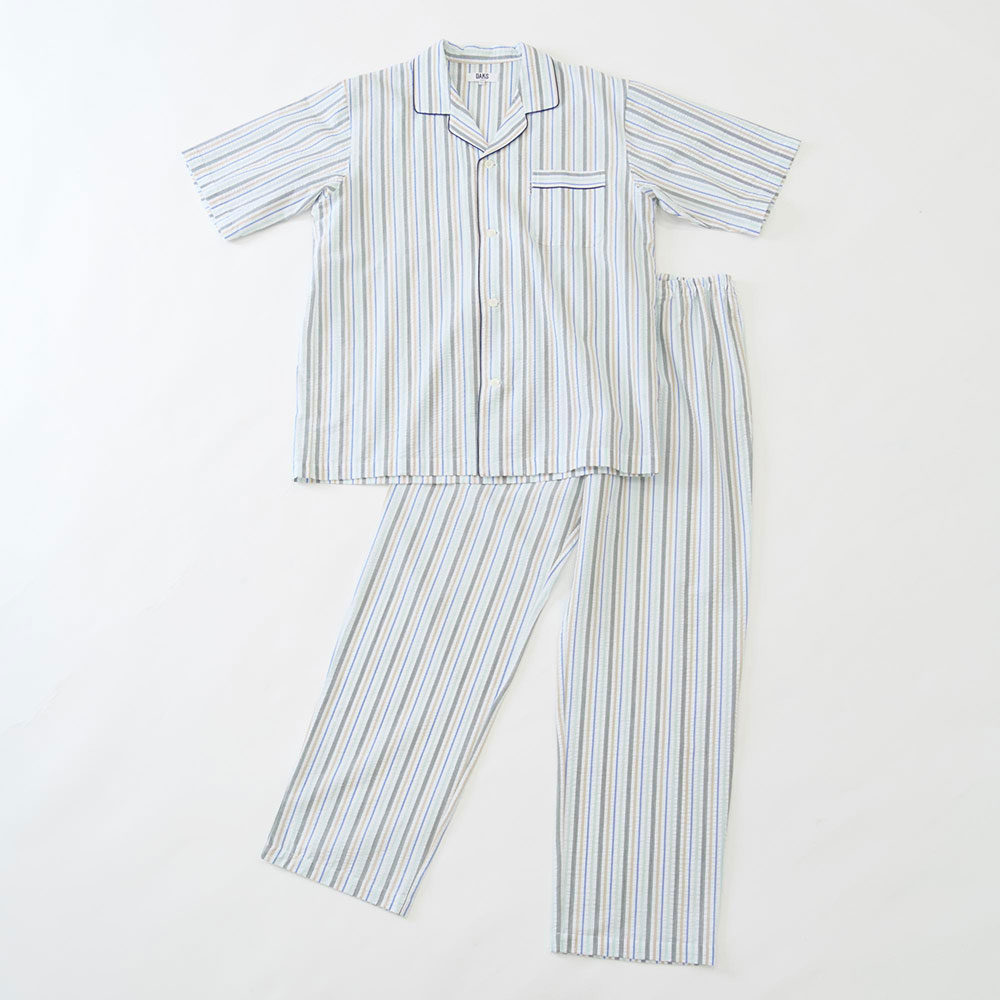 【父の日】紳士用パジャマ グリーン M→L