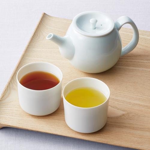 〈京都・一保堂茶舖〉煎茶「日月」・ほうじ茶詰合せ