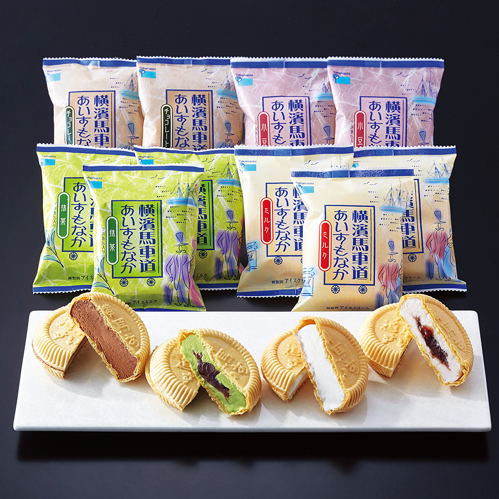 〈横濱馬車道〉あいすもなか