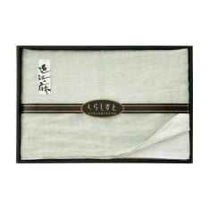 〈くらしすと〉近江ちぢみ　洗えるリバーシブルケット