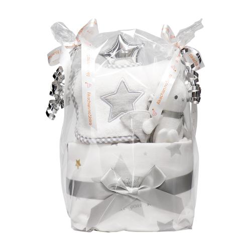 ギフトセット ミルキーウェイ 2段おむつケーキ