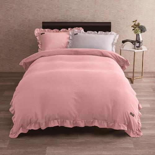 <イトリエ>和ざらし2重ガーゼ掛ふとんカバー (ギャザーフリル) IT3658(DL)