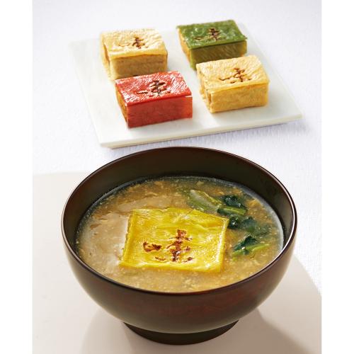 〈美噌元〉湯葉で包んだお味噌汁