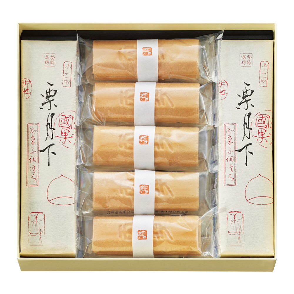 〈たねや〉ふくみ天平・栗月下2個入詰合せ