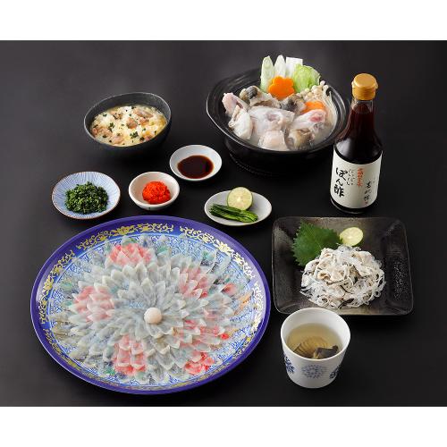 福袋 養殖とらふくフルセット3人前(プラ皿)雑炊スープ付