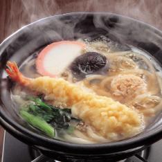【よりどり】具付きえび天鍋焼きうどん