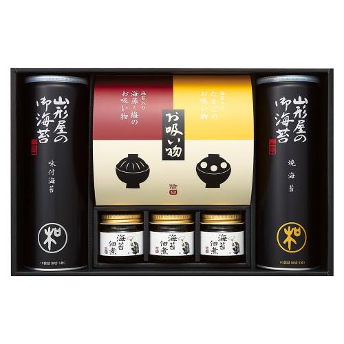 〈山形屋海苔店〉焼のり・味のり・佃煮・お吸い物詰合せ